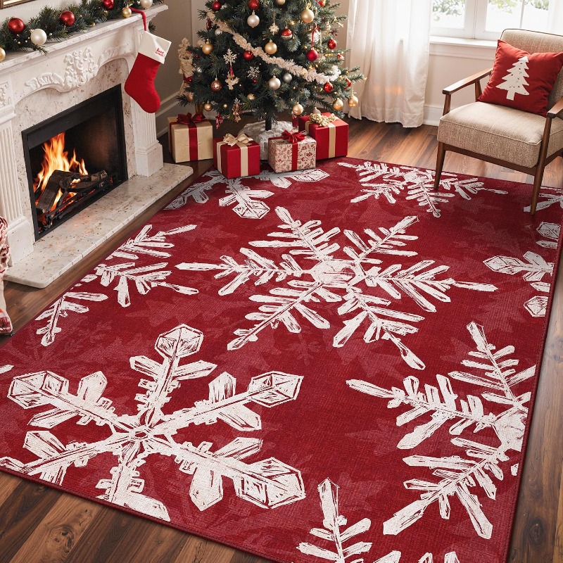 Noel Temalı Dikdörtgen Halı Ka - Printing On Commercial incelemesi ve fiyatı