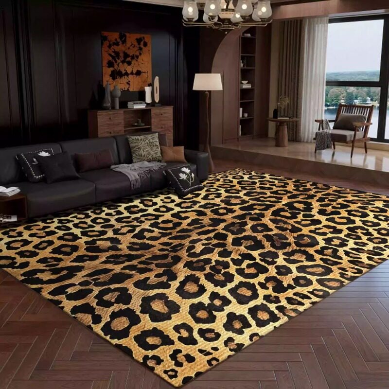 Retro Leopar Desenli Oturma Od - Printing On Commercial incelemesi ve fiyatı