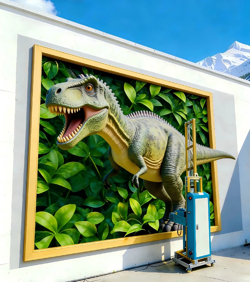 Özelleştirilmiş 3D Duvar Yazıc - Commercial Wall Printing Machine incelemesi ve fiyatı